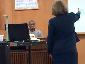 Keith Roberson, charged with first- and second-degree assault, claimed he fired a gun in self-defense when he testified at his trial this week. (Paul Gottlieb/Peninsula Daily News)