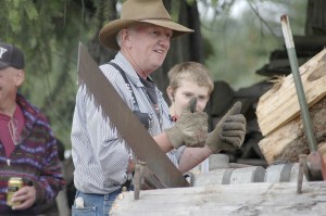 Erin Hawkins/Olympic Peninsula News Group                                Clockwise from top left are 2016 Sequim Citizen of the Year candidates Dave Bekkevar, giving a thumbs-up in September 2010 after successfully sawing off a piece of wood with an old-fashioned chain saw at his family&rsquo;s farm centennial celebration near Blyn; Deon Kapetan at the Sequim Irrigation Festival float unveiling at 7 Cedars Casino in Blyn in 2016; 10-year-old River Jensen of Carlsborg handing out gift bags full of socks, hats and toiletries at the Salvation Army in Port Angeles on Dec. 20; and Patsy and David Mattingley.