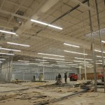 Michael Dashiell (2)/Olympic Peninsula News Group                                Construction for the new Coastal Farms store on East Washington Street begins in earnest last week. The business will be housed in both the former Staples and Del&rsquo;s Feed Supply buildings.