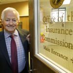Washington Insurance Commissioner Mike Kreidler poses for a photo Feb. 8 in his office at the Capitol in Olympia. (Ted S. Warren/The Associated Press)