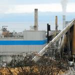 The Nippon Paper Industries USA mill in Port Angeles, seen from Crown Park on Thursday, has been sold to Mexico-based Bio Pappel. (Keith Thorpe/Peninsula Daily News)