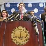 Washington State Attorney General Bob Ferguson smiles during a news conference Monday in Seattle about President Trump&rsquo;s new executive order. Trump signed an executive order Monday ordering new travel restrictions for residents of six Muslim-majority countries as well as a temporary ban on refugees from around the world, retooling a directive issued five weeks ago that stoked chaos at airports and drew international condemnation and a rebuke in the federal courts. The new ban, which takes effect March 16, halts travel for 90 days for residents of Iran, Libya, Somalia, Sudan, Syria and Yemen. (Elaine Thompson/The Associated Press)