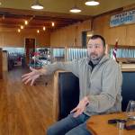 Jig & Lure Fish Co. co-owner Stephen Fofanoff discusses the troubles encountered by his now-shuttered seafood restaurant at Port Angeles Boat Haven. (Keith Thorpe/Peninsula Daily News)