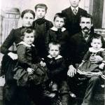 Mark Wilson&rsquo;s family lived near Brinnon 1890s. The family&rsquo;s homestead was about 6 miles upriver from Brinnon. Shown are Wilson, middle right, with his wife, Margaret, middle left. Children Alice and Henry are in back while Arthur stands between his parents, and Rollo, James and Edward are in front. (Jefferson County Historical Society)