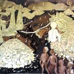 &ldquo;Land of Sunburned Souls&rdquo; was painted in 1985 by Linda Okazaki and will be displayed as part of the &ldquo;Pat and Peter Simpson: Collectors and Patrons&rdquo; exhibit at the Jefferson Museum of Art & History.