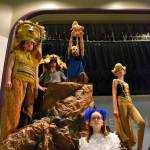 Sequim Middle School presents &ldquo;The Lion King Jr.&rdquo; today and Friday in the Sequim High School auditorium. Some of its stars include, from left, Damien Cundiff, Henry Hughes, Kariya Johnson, Julia Jeffers, and Kendall Hastings. (Matthew Nash/Olympic Peninsula News Group)