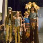 &ldquo;The Lion King Jr.&rdquo; stars older and younger Nala Maddy Dietzman and Danika Chen, and younger and older Simba Keaton King and Henry Hughes. (Matthew Nash/Olympic Peninsula News Group)