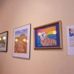 Aloura Remy&rsquo;s art will be hung in Elevated Ice Cream all month and 50 percent of all sales will go to Dove House. (Cydney McFarland/Peninsula Daily News)