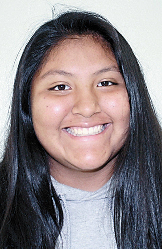 Nizhoni Wheeler, Port Angeles (Senior) Post Riders&rsquo; leading scorer (9.9) and rebounder (9) per game. All-Olympic League first team.