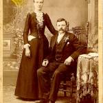 Peter and Anna Olson&rsquo;s wedding photo in 1892. (Jefferson County Historical Society)