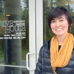 Teresa Shiraishi, a therapist for the Dove House, was one of many staff members who organized the Art for Consent event for Sexual Assault Awareness Month. (Cydney McFarland/Peninsula Daily News)