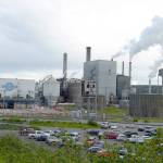 The Port Townsend Paper Co. mill has been fined by the state Department of Ecology due to two emissions incidents in 2016. (Cydney McFarland/Peninsula Daily News)