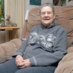 Jo Olliver, a retired registered nurse who has volunteered at the Red Cross office since 1998. (Keith Thorpe/Peninsula Daily News)