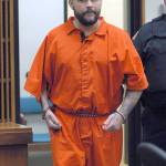 James Sweet enters Clallam County Superior Court on Friday on a variety of charges in connection with an alleged shootout with Port Angeles police and Clallam County sheriff&rsquo;s deputies on U.S. Highway 101 on May 28, 2016. (Keith Thorpe/Peninsula Daily News)