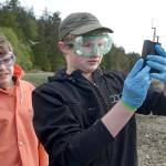 Port Townsend eighth-graders collect data for water study