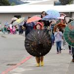 There were approximately 45 decorated umbrellas in last year&rsquo;s Umbrella Parade during the River & Ocean Film Festival in Forks. (Lonnie Archibald/for Peninsula Daily News)