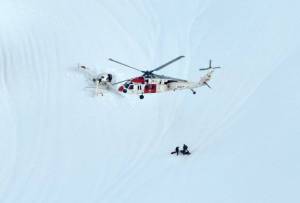 Two people were airlifted from this Cirrus SR 22 airplane crash scene near Mount Jupiter in Olympic National Park to a Seattle hospital Sunday. (Washington Department of Transportation)