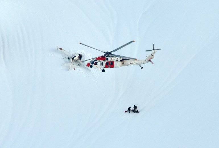 Two people were airlifted from this Cirrus SR 22 airplane crash scene near Mount Jupiter in Olympic National Park to a Seattle hospital Sunday. (Washington Department of Transportation)