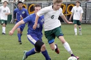 SOCCER: Riders win 6-0 to remain in playoff hunt