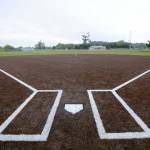 The Lower Elwha Klallam Tribe&rsquo;s Billy Whiteshoes Memorial Park features the only synthetic infield on the North Olympic Peninsula. (Jesse Major/Peninsula Daily News)