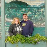 New Lake Pleasant Grocery co-owners Kris and Tom Hull. (Zorina Barker/for Peninsula Daily News)