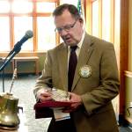 Steve Rafoth was honored for his work in creating the Heart of Service Awards. (Cydney McFarland/Peninsula Daily News)