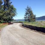 A new section of the Olympic Discovery Trail is under construction at Discovery Bay.