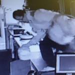 Sequim police officers are seeking a man caught on video at the Sequim VFW post during a burglary Sunday. (Sequim VFW)