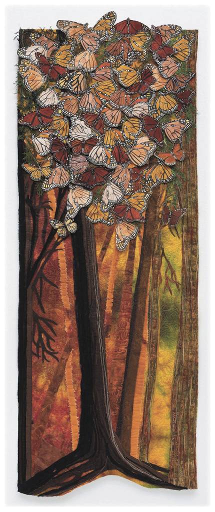 &ldquo;Wings of Fire&rdquo; is among the art quilts at the Sequim Civic Center.