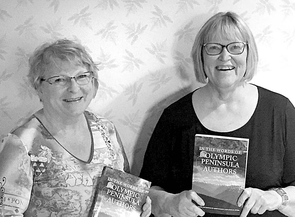 Heidi Hensen, left, and Linda B. Myers are editors and contributors to a new anthology, &ldquo;In the Words of Olympic Peninsula Authors.&rdquo;