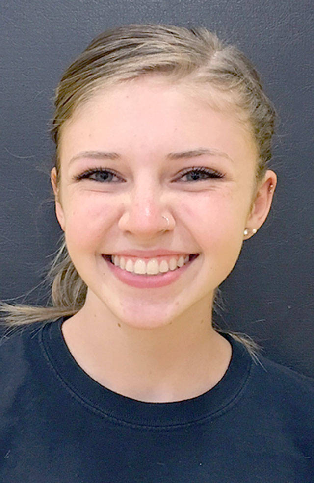 Jennica Maines, Clallam Bay senior                                High jump, sprinter, relays                                12 first-place finishes as individual and relay team member; placed in to eight in two individual and one relay event at state 1B meet, third at state 1B in high jump.