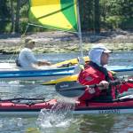 Matt Pruis, front, and Rod Price back will be paddling together for the rest of the race after paddling solo up to Seymour Narrows. (R2AK)
