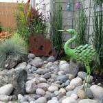 Dry streambeds, small ponds and other water features along with cistern and drip irrigation systems will be exhibited on the Petals & Pathways Home Garden Tour sponsored by the Master Gardener Foundation of Clallam County on Saturday in Sequim.