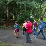 Tony Overman/The Olympian via AP                                Students leave The Evergreen State College campus in Olympia after a threat prompted a student alert and evacuation Thursday. The announcement posted on the school&rsquo;s website Thursday asked everyone to leave the Olympia campus or return to residence halls for further instructions. The post did not provide other details.