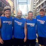 Better With Age won the championship of their 16-team bracket at Spokane&rsquo;s Hoopfest, the largest 3 on 3 basketball tournament in the world. The team has won a championship at Hoopfest four out of the past five years. Team members are, from left, Joe Gladfelter, Chad Copeland, Jim Haguewood and Lane Richards.