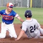 LEFTIES: Tengan swinging a hot bat at top of lineup