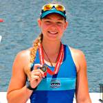 Sequim&rsquo;s Elise Beuke with her U.S. Rowing Youth silver medal in 2015. Beuke, now an NCAA championship rower for the University of Washington, will row in the women&rsquo;s 8 boat at the U23 World Rowing Championships in Bulgaria July 19-23.