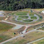 The Extreme Sports Park sprint boat track in Port Angeles is shown in this aerial photograph from May 2015. (Keith Thorpe/Peninsula Daily News)