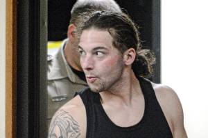 Gerald Neil Walkup of Port Angeles, 26, at an earlier appearance in Clallam County Superior Court. (JesseMajor/Peninsula Daily News)