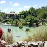 Using a timer, Andrew May shot this photo of himself in the San Antonio Japanese Tea Garden. It was created out of an abandoned limestone rock quarry in the early 20th century, much like Butchart Gardens in Victoria. (Andrew May/for Peninsula Daily News)