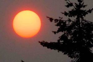 Wildfire smoke, summer heat cover North Olympic Peninsula