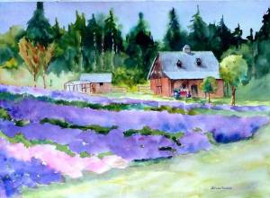 JoAnn Raines&rsquo; watercolor paintings will be on display at the Port Townsend Gallery during Saturday&rsquo;s art walk. (JoAnn Raines)