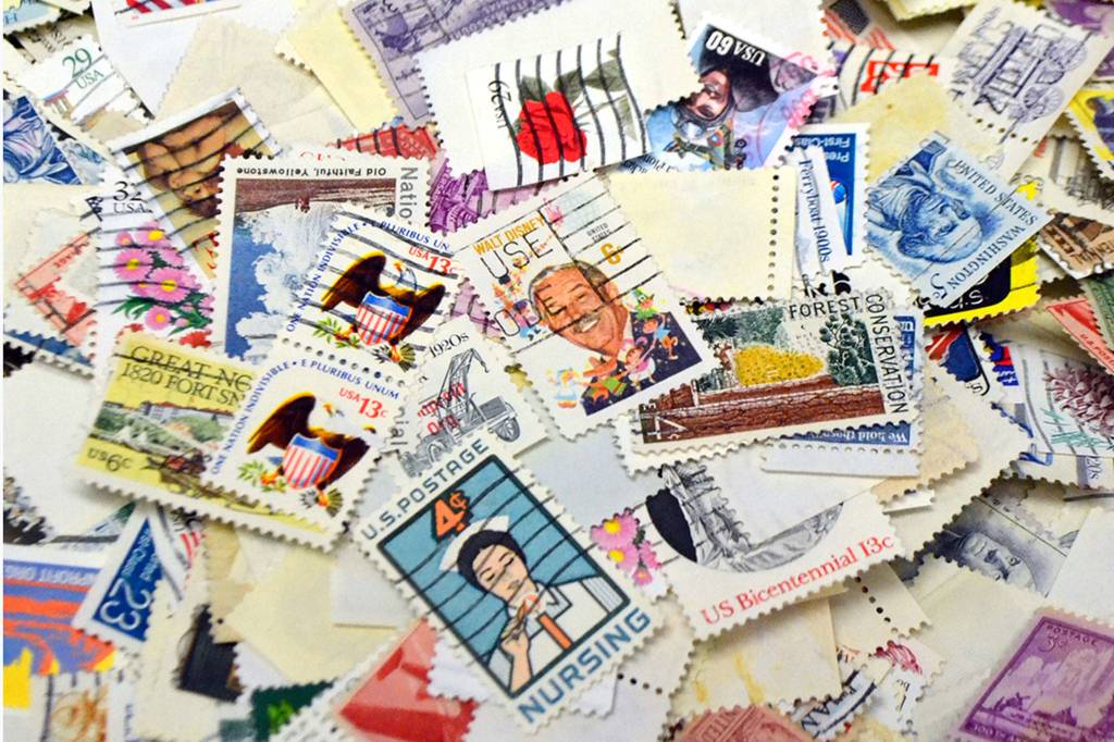 This year&rsquo;s Strait Stamp Society show Saturday features 15-plus vendors and tens of thousands of stamps sold individually and in collections. (Matthew Nash/Olympic Peninsula News Group)