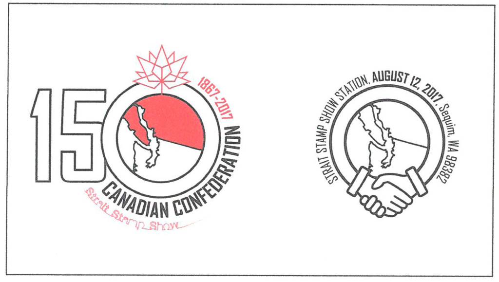 This year the Strait Stamp Society&rsquo;s cancellation stamp honors Canada&rsquo;s 150th anniversary. (Submitted photo)