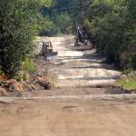 Keith Thorpe/Peninsula Daily News A section of the Olympic Discovery Trail east of Knapp Road near Blyn sits under construction as part of a project spearheaded by the Jamestown S&rsquo;Klallam Tribe to complete the cross-Peninsula trail from the tribe&rsquo;s campus in Blyn to the Clallam/Jefferson county line.