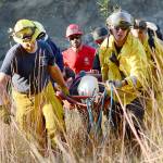 Port Angeles man treated, discharged after fall down Elwha River embankment