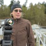 Pacific Northwest National Laboratory&rsquo;s ThermalTracker software analyzes thermal video to help birds and bats near offshore wind farms. Pacific Northwest National Laboratory engineer Shari Matzner has been working on the project for a few years in Sequim. (Eric Francavilla/Pacific Northwest National Laboratory)
