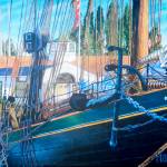 Michael Hale&rsquo;s wooden boat paintings will be on display at Gallery 9 for the Port Townsend Gallery Walk Saturday. (Michael Hale)