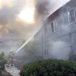 A family was left homeless after a house in the Kala Point community outside Port Townsend was destroyed by fire Friday afternoon. There were no injuries.