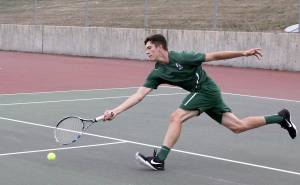 Prep Netters Meet                                Port Angeles&rsquo; Kenny Soule beat Sequim&rsquo;s Raymond Lam
7-6, 6-1 in prep tennis action in Port Angeles on Monday. The meet was shortened due to rain and will be completed at a later date. Also at the meet, Hayden Woods of Port Angeles won his sixth straight match, beating Liam Payne of Sequim 6-1, 6-3, and the Roughriders&rsquo; Jaden Seibel beat Jonathan Heintz of Sequim 6-1, 6-3.